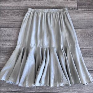 Vintage Elegant Sage Women's Skirt